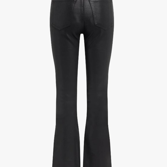 THE VALENTINA SUPER HIGH RISE MINI BOOT - Obsidian Coated Jean - Picture 2 of 3